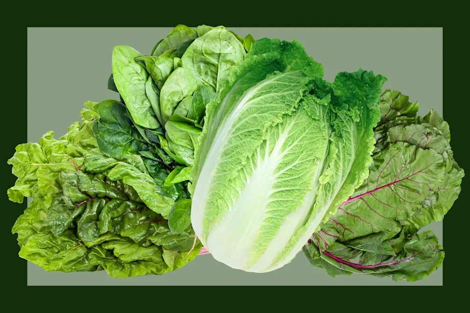 Vegetables array indicating nutrient balance